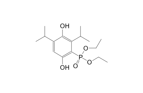 (3,6-Dihydroxy-2,4-diisopropylphenyl)phosphonic acid diethyl ester