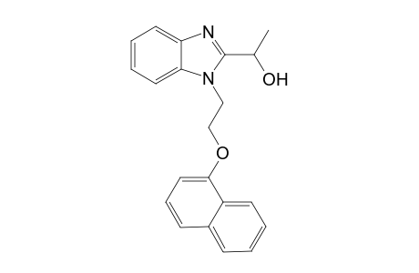 1H-1,3-Benzimidazole-2-methanol, .alpha.-methyl-1-[2-(1-naphthalenyloxy)ethyl]-