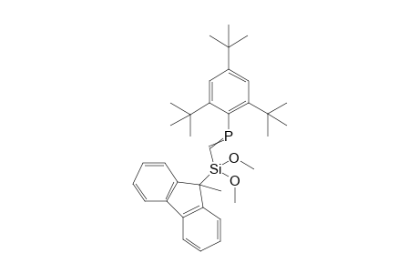 ((dimethoxy(9-methyl-9H-fluoren-9-yl)silyl)methylene)(2,4,6-tri-tert-butylphenyl)phosphine