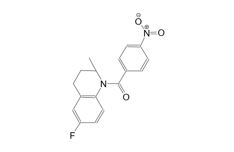 6-fluoro-2-methyl-1-(4-nitrobenzoyl)-1,2,3,4-tetrahydroquinoline