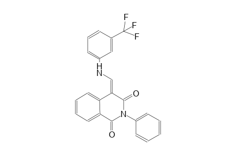 1,3(2H,4H)-isoquinolinedione, 2-phenyl-4-[[[3-(trifluoromethyl)phenyl]amino]methylene]-, (4E)-