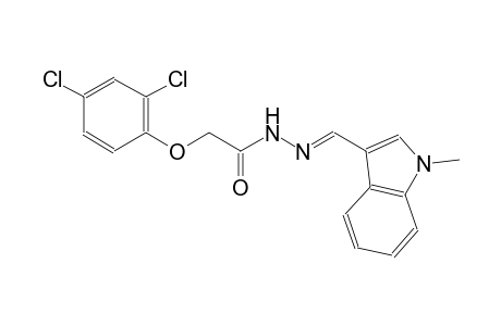 2-(2,4-dichlorophenoxy)-N'-[(E)-(1-methyl-1H-indol-3-yl)methylidene]acetohydrazide