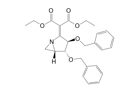 Diethyl (3R,4R,5S)-2-[1-aza-3,4-dibenzyloxybicyclo[3.1.0]hex-2-ylidene]-malonate