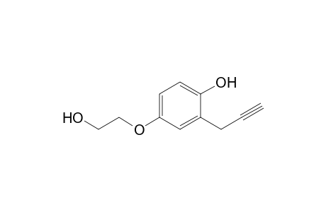 4-(2-Hydroxyethoxy)-2-(prop-2-ynyl)phenol