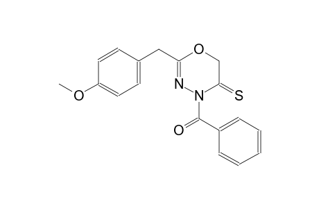 4-benzoyl-2-(4-methoxybenzyl)-4H-1,3,4-oxadiazine-5(6H)-thione