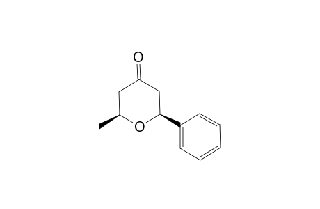 (2S,6S)-2-Methyl-6-phenyl-tetrahydro-pyran-4-one