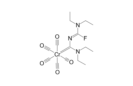 Pentacarbonyl{diethylamino[(diethylamino)(fluoro)methylenamino]carbene}chromium