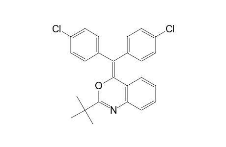 4-[Bis(4-chlorophenyl)methylene]-2-tert-butyl-4H-3,1-benzoxazine
