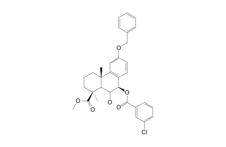 Methyl 12-benzyloxy-7.beta.-(3'-chlorobenzoyloxy)-6-.alpha.-hydroxypodocarpa-8,11,13-trien-19-oate