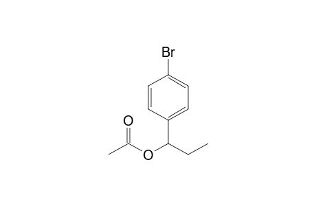 1-(4-bromophenyl)propyl acetate