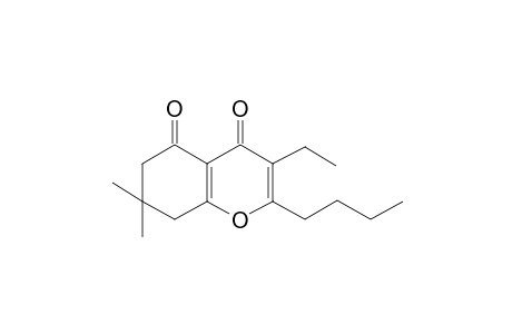 2-Butyl-3-ethyl-7,7-dimethyl-7,8-dihydro-4H-chromene-4,5(6H)-dione