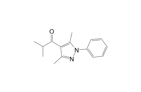 1-(3,5-dimethyl-1-phenyl-4-pyrazolyl)-2-methyl-1-propanone