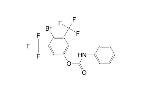 3,5-bis(trifluoromethyl)-p-bromophenyl ester of carbanilic acid