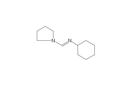 1-(N-cyclohexylformimidoyl)pyrrolidine