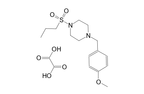 1-(4-methoxybenzyl)-4-(propylsulfonyl)piperazine oxalate
