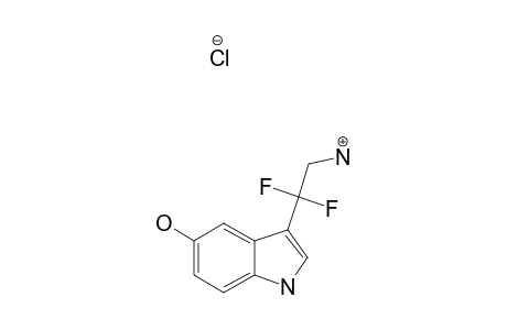 3-(2-AMINO-1,1-DIFLUORO-ETHYL)-1H-INDOL-5-OL-HYDROCHLORIDE