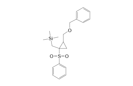(2R)-1-(PHENYLSULFONYL)-1-[(TRIMETHYLSILYL)-METHYL]-2-[(PHENYLMETHOXY)-METHYL]-CYCLOPROPANE