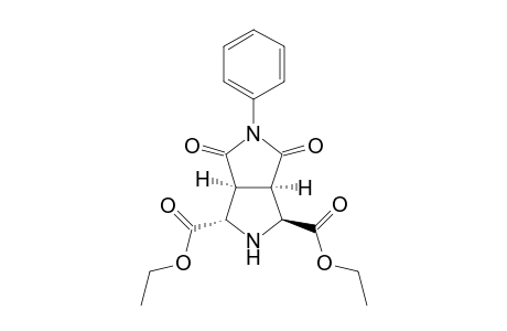 Diethyl (1R*,3R*,3aR*,6aS*)-4,6-dioxo-5-phenyloctahydro pyrrolo[3,4-c]pyrrole-1,3-dicarboxylate