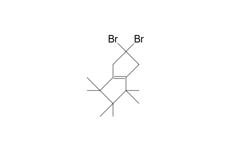 3,3-Dibromo-6,6,7,7,8,8-hexamethyl-bicyclo(3.3.0)-hex-1(5)-ene