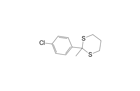 2-(4-Chlorophenyl)-2-methyl-1,3-dithiane