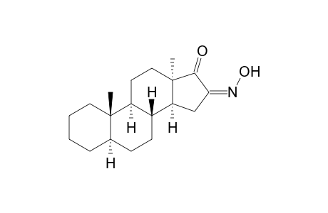 Androstane-16,17-dione, 16-oxime, (5.alpha.,13.alpha.)-