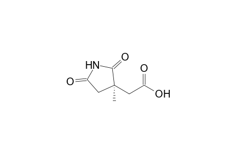 2-[(3R)-2,5-diketo-3-methyl-pyrrolidin-3-yl]acetic acid