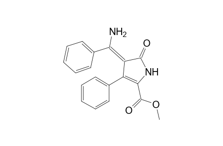 (Z)-methyl 4-(amino(phenyl)methylene)-5-oxo-3-phenyl-4,5-dihydro-1H-pyrrole-2-carboxylate