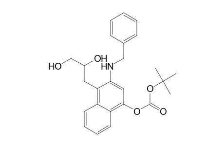 1,2-Dihydroxy-3-[2-(benzylamino)-4-[[(tert-butyloxy)carbonyl]oxy]naphthalen-1-yl]propane