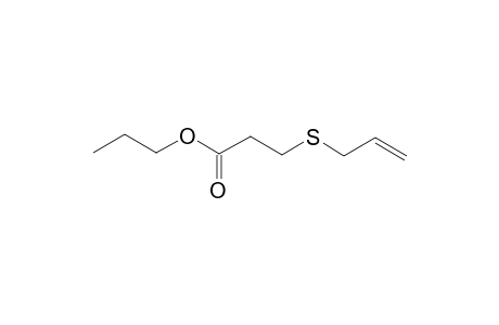 Propionic acid, 3-(allylthio)-, propyl ester