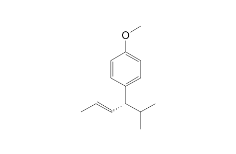 (R)-trans-1-(1-Isopropylbut-2-enyl)-4-methoxybenzene