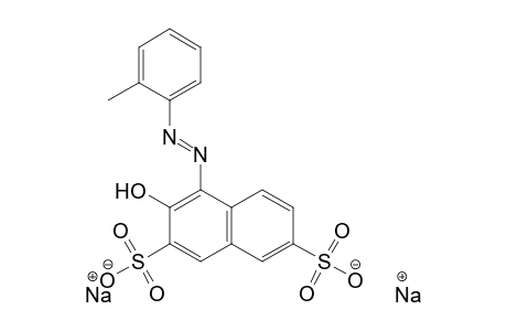 2,7-Naphthalenedisulfonic acid, 3-hydroxy-4-[(2-methylphenyl)azo]-, disodium salt