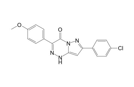 7-p-Chlorophenyl-3-p-methoxyphenyl-1H-pyrazolo[5,1-c][1,2,4]triazin-4-one