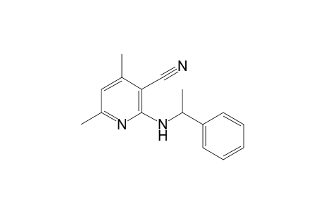 4,6-dimethyl-2-(1-phenylethylamino)-3-pyridinecarbonitrile