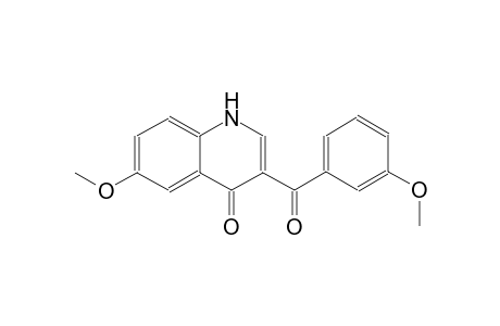 6-methoxy-3-(3-methoxybenzoyl)-4(1H)-quinolinone