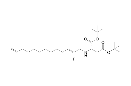 (Z/E)-N-(2-Fluoro-2,12-tridecadienyl)-aspartic acid di-tert butyl ester