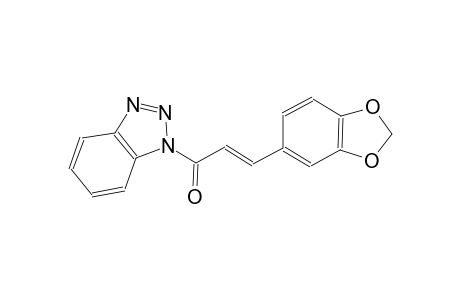 1-[(2E)-3-(1,3-benzodioxol-5-yl)-2-propenoyl]-1H-1,2,3-benzotriazole
