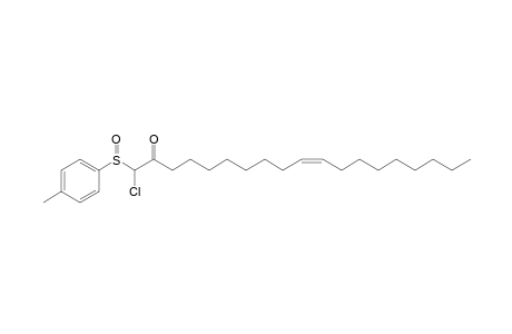 (Z)-1-chloranyl-1-(4-methylphenyl)sulfinyl-nonadec-10-en-2-one