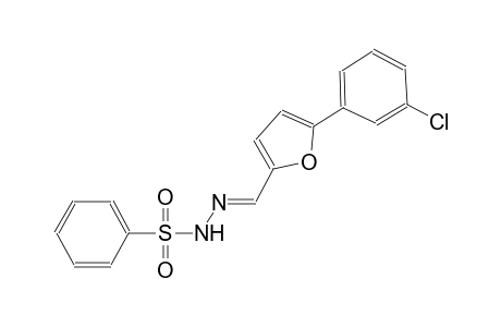 N'-{(E)-[5-(3-chlorophenyl)-2-furyl]methylidene}benzenesulfonohydrazide
