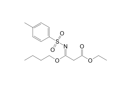 3-Butoxy-3-(toluene-4-sulfonylimino)-propionic acid ethyl ester