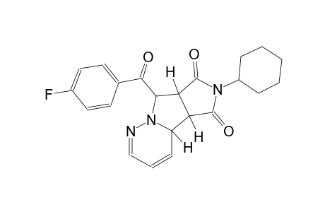 (4aR,4bS,7aR,8S)-6-cyclohexyl-8-(4-fluorobenzoyl)-7a,8-dihydro-4aH-pyrrolo[3',4':3,4]pyrrolo[1,2-b]pyridazine-5,7(4bH,6H)-dione