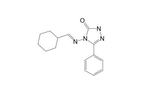 4-CYCLOHEXYLMETHYLENAMINO-5-OXO-3-PHENYL-4,5-DIHYDRO-[1,2,4]-TRIAZOLE
