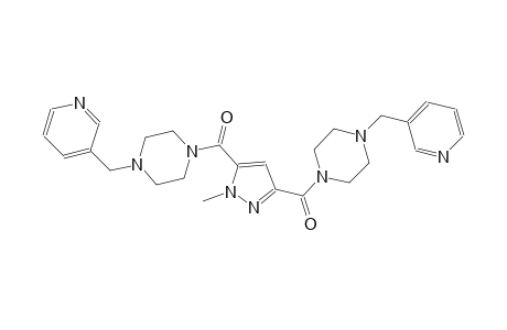 piperazine, 1-[[1-methyl-5-[[4-(3-pyridinylmethyl)-1-piperazinyl]carbonyl]-1H-pyrazol-3-yl]carbonyl]-4-(3-pyridinylmethyl)-