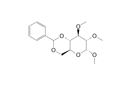 METHYL-4,6-O-BENZYLIDENE-2,3-DI-O-METHYL-ALPHA-D-GLUCOPYRANOSIDE