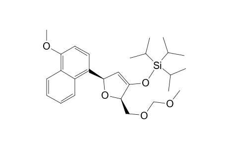 Triisopropyl-[[(2R,5R)-2-(methoxymethoxymethyl)-5-(4-methoxy-1-naphthyl)-2,5-dihydrofuran-3-yl]oxy]silane