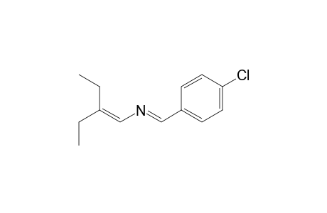 N-(4-Chlorobenzylidene)-2-ethyl-1-butenylamine