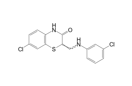 7-chloro-2-[(m-chloroanilino)methylene]-2H-1,4-benzothiazin-3(4H)-one