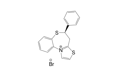 4,5-DIHYDRO-5-PHENYLTHIAZOLO-[2,3-D]-[1,5]-BENZOTHIAZEPINIUM-BROMIDE