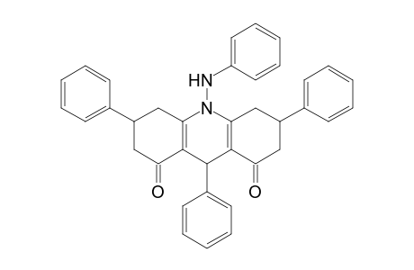 10-Phenylamino-9-phenyl-3,6-diphenyl-2,3,4,5,6,7,9,10-octahydroacridine-1,8-dione