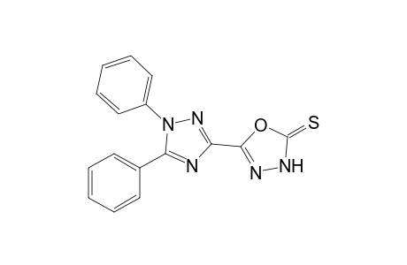 5-(1,5-diphenyl-1H-[1,2,4]triazol-3-yl)-3H-[1,3,4]oxadiazole-2-thione