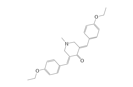 (3E,5E)-3,5-bis(4-ethoxybenzylidene)-1-methyl-4-piperidinone